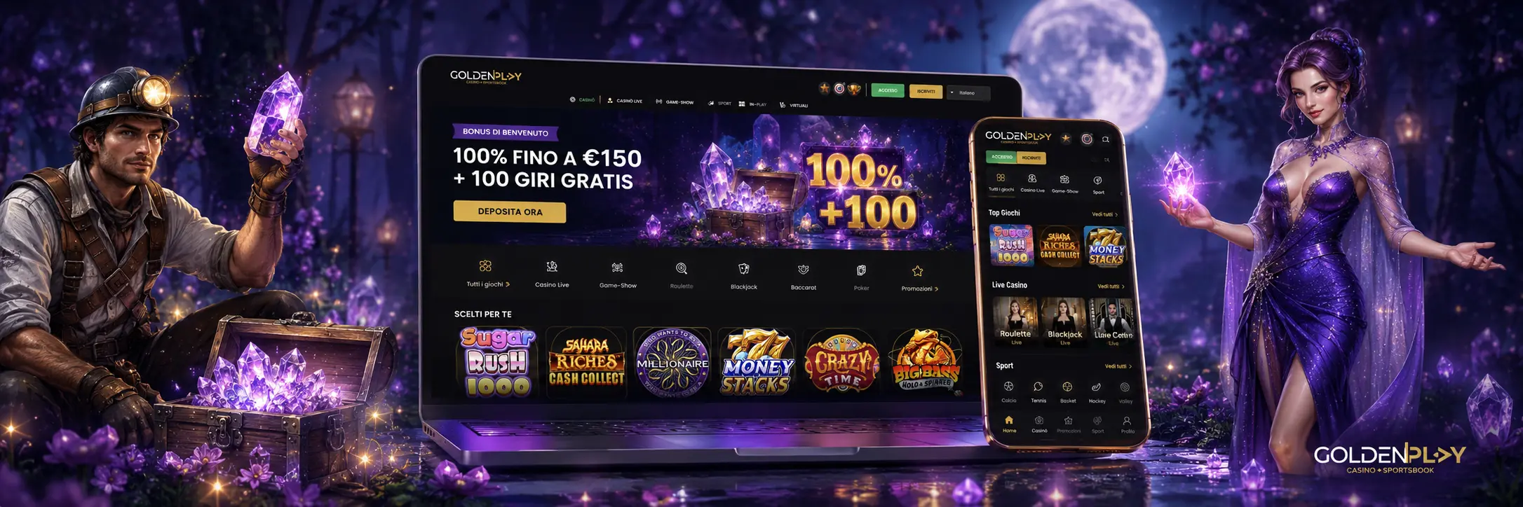 Registrazione Golden Play Registrazione Golden Play