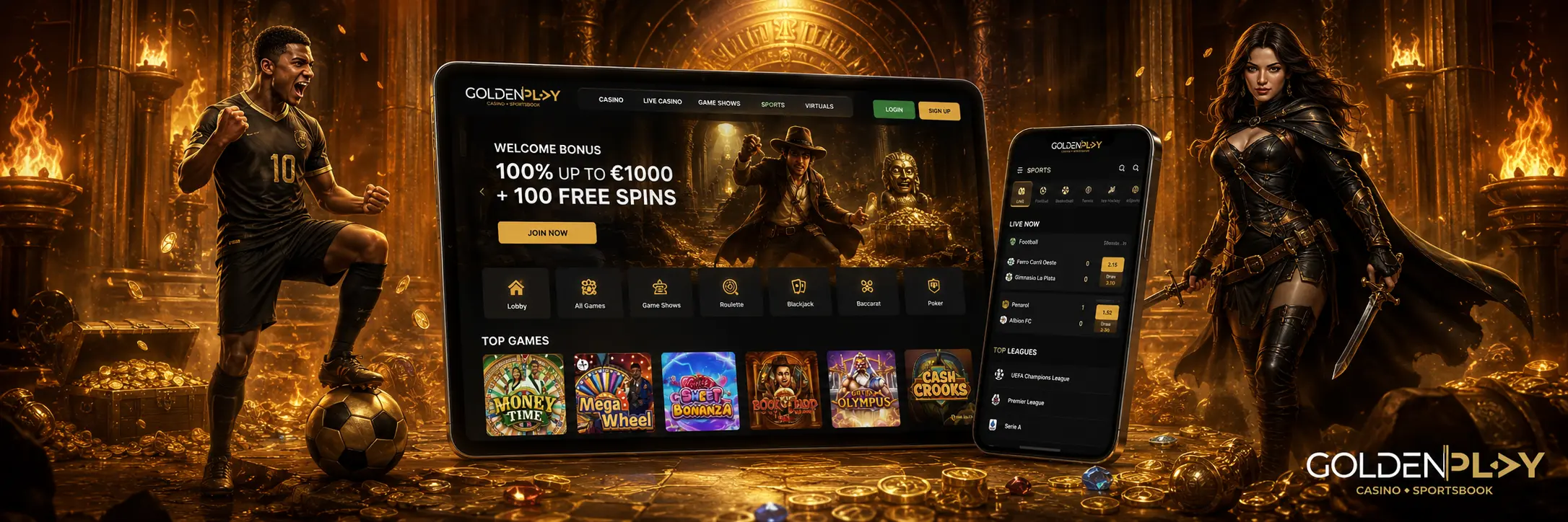 Registrazione e Login Golden Play